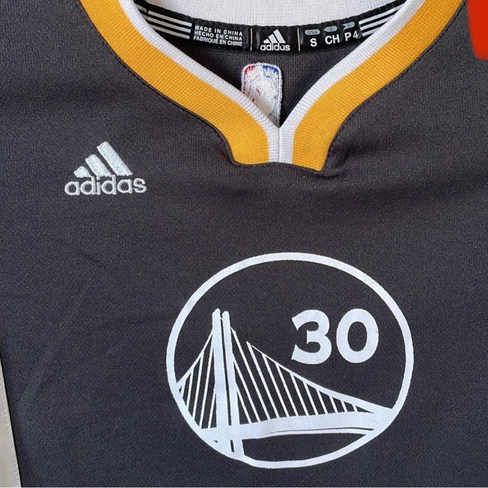 Steph Curry jersey youth kids 30 Golden State Warriors (S) small
